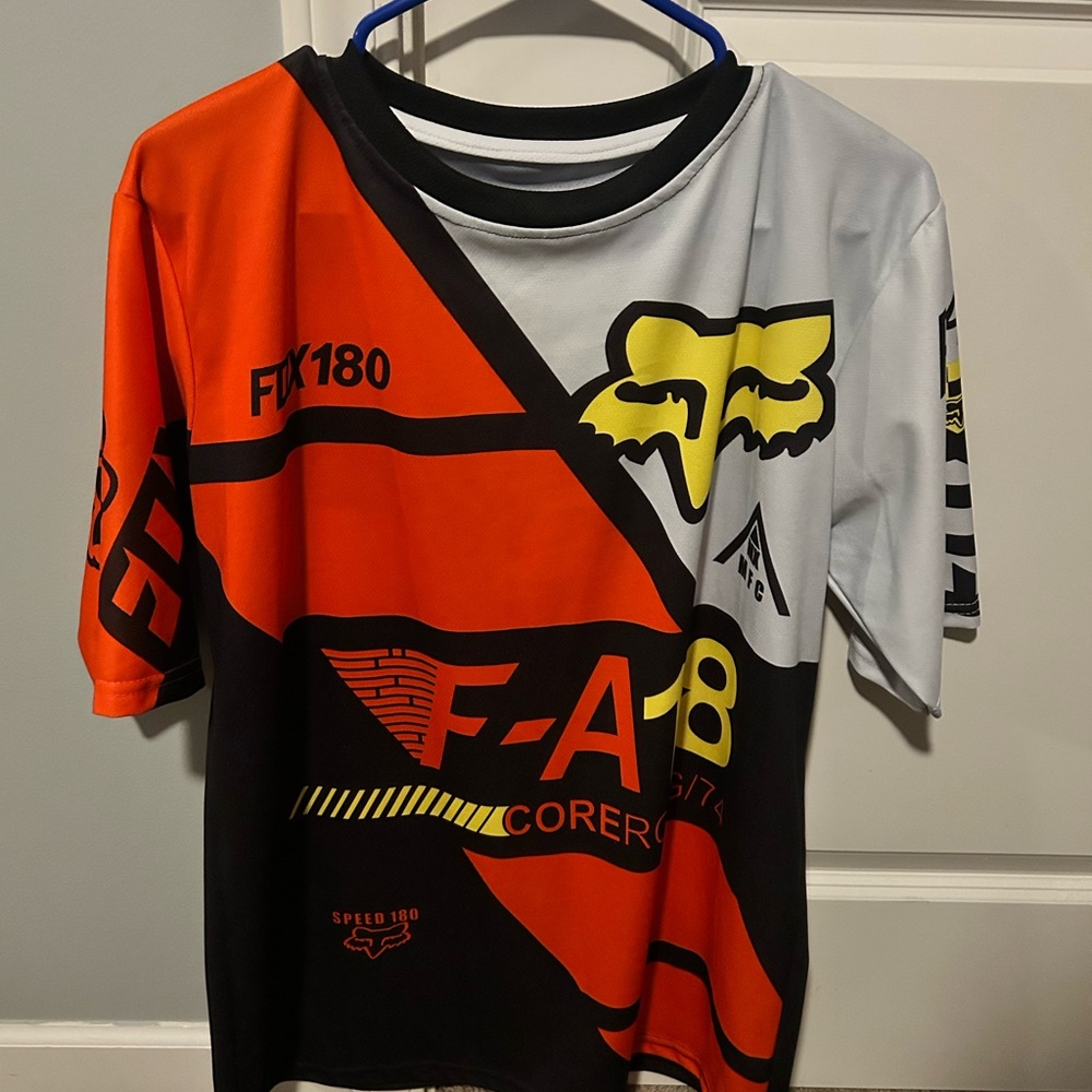 Fox Orange Black Jersey Dynamic Design